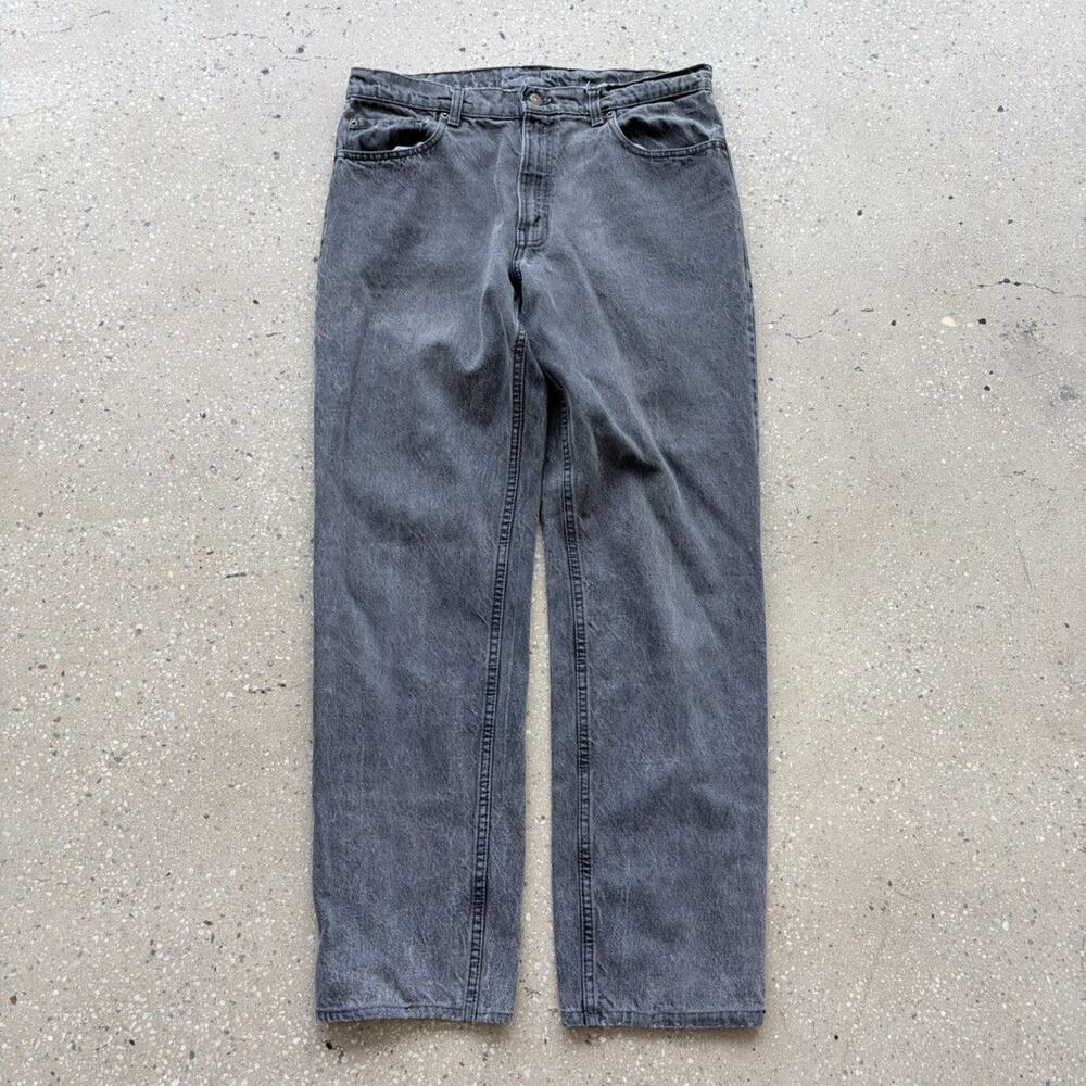 Vintage 90s Levi's 505xx Black Regular Fit Jeans 34x32